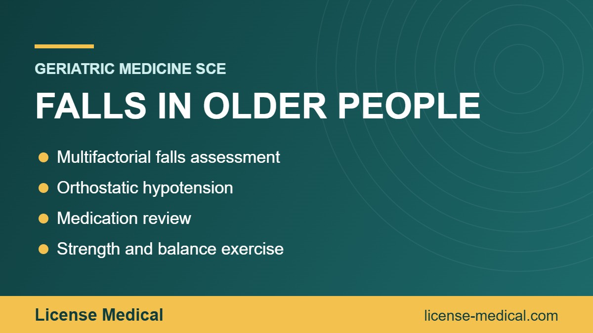 Falls in Older People: A High-Yield Guide for the Geriatric Medicine SCE