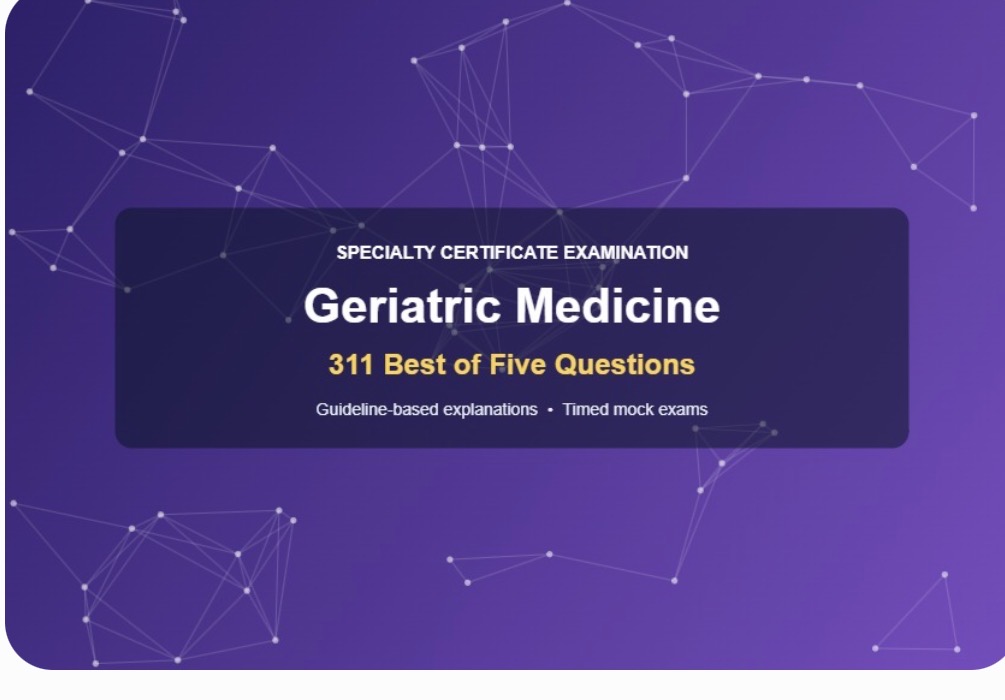 Geriatric speciality and European board examination 