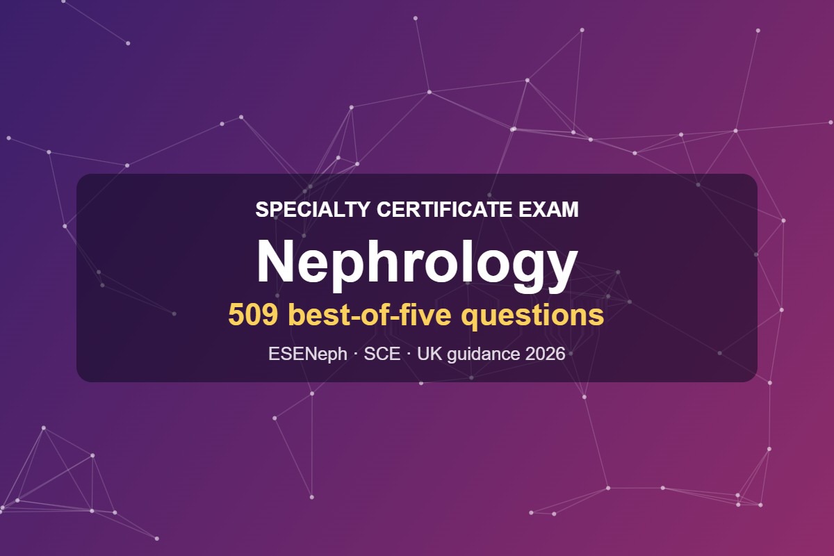 European Specialty Exam In Nephrology (ESENeph)